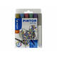 Verfstift Pilot Pintor metallic fijn assorti etui à 6 stuks