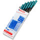Fineliner edding 1200 074  fijn metallic groen