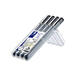 Fineliner Staedtler Pigment 308 zwart set 4 stuks