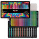 Viltstift STABILO Pen 68/40 Arty medium assorti blik à 40 stuks