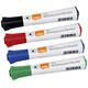 Whiteboardmarker Nobo Glide rond assorti 3mm 4st