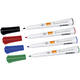 Whiteboardmarker Nobo Glide rond assorti 1mm 4st
