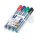 Viltstift Staedtler 356 voor flipover rond 2mm 4 stuks assor
