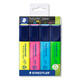 Markeerstift Staedtler 364 Textsurfer assorti 4 stuks