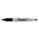 Viltstift Sharpie rond Twin tip ultra fijn & F zwart blister à 1 stuk