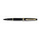 Rollerpen Waterman Expert black lacquer GT fijn