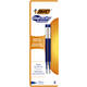 Gelschrijvervulling Bic voor diverse gelpennen M blauw blister à 2st