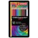 Kleurpotloden STABILO 1612 aquacolor assorti blik à 12 stuks