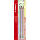 Potlood STABILO Swano grafiet HB met gumtop pastel assorti 6 stuks