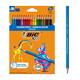 Kleurpotloden BicKids Evolution ecolutions ass blister à 18st