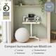 Zit-sta bureau Leitz Ergo compact wielen
