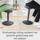 Actieve zitkruk Leitz Ergo met gasveer 47-64cm