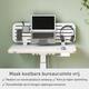 Bureau ophangbord Leitz Ergo met laptophouder