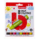 Waskrijt Bruynzeel Kids Pocoyo assorti 8 stuks