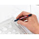 Fineliner edding 1800 0.25mm - 0.35mm - 0.5mm zwart set à 3 stuks