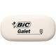 Gum Bic Galet pvc vrij zacht potlood wit blister à 3 stuks