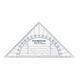 Geodriehoek Staedtler 568 160mm transparant