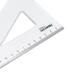 Driehoek Aristo 23620 200mm 30/60graden transparant