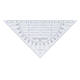 Geodriehoek Aristo 1550 160mm flexibel transparant