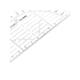 Geodriehoek Aristo 1550 160mm flexibel transparant