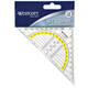 Geodriehoek Westcott 14cm transparant