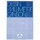 Millimeterpapier Canson lichtblauw bedrukt 50vel 72gr A3 wit