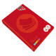 Kopieerpapier Quantore Colour A4 120gr felrood 250 vel