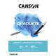 Aquarelpapier Canson Graduate Watercolour 20vel 250gr A3 natuurlijk wit