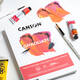 Schilderpapier Canson Graduate Oil & Acrylic 20vel 290gr A4 natuurlijk wit