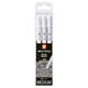 Gelschrijver Sakura Gelly Roll Classic 08 set à 3 stuks wit
