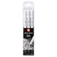 Gelschrijver Sakura Gelly Roll Classic set à 3 breedtes wit