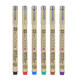 Fineliner Sakura Pigma Micron 05 basic set 6 kleuren