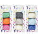 Lint raffia assorti: oranje, groen & roze