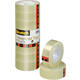 Plakband Scotch 550 19mmx33m transparant 8 rolllen