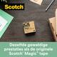 Plakband Scotch Magic 900 19mmx30m onzichtbaar mat