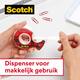 Plakband Scotch Crystal 600 19mmx33m transparant 7+1 gratis