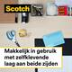 Plakband Scotch 665 12mmx22.8m dubbelzijdig