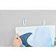 Klevende spijker tesa® canvas- behang en pleisterwerk 2kg wit 2 stuks
