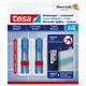 Klevende spijker tesa® canvas- tegels en metaal 2kg wit 2 stuks