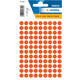 Etiket HERMA 1842 rond 8mm rood 540 stuks