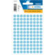 Etiket HERMA 1843 rond 8mm blauw 540 stuks
