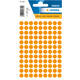 Etiket HERMA 1844 rond 8mm fluor oranje 540 stuks