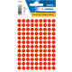 Etiket HERMA 1846 rond 8mm fluor rood 540 stuks