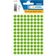 Etiket HERMA 1848 rond 8mm fluor groen 540 stuks
