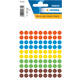 Etiket HERMA 1831 rond 8mm assorti 540 stuks