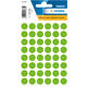 Etiket HERMA 1865 rond 12mm groen 240 stuks