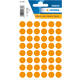 Etiket HERMA 1864 rond 12mm fluor oranje 240 stuks