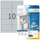 Etiket HERMA 4223 96x50.8mm folie zilver 250 stuks