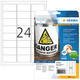 Etiket HERMA 9532 63.5x33.9mm weerbestendig wit 240 stuks