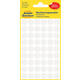 Etiket Avery 3145 rond 12mm wit 270 stuks